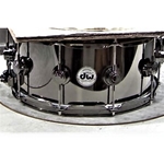 DW DRVB6514SVN 6.5X14" Black Nickel over Brass with Black Nickel Hardware Snare Drum