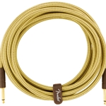 Fender 0990820084 Deluxe Series Instrument Cable, Straight/Straight, 15', Tweed