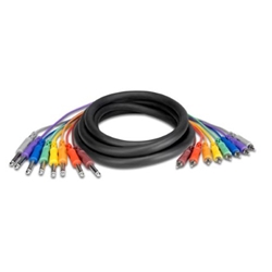 HOSA CPR803 Unbalanced Snake, 1/4 in TS to RCA, 3m
