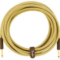 Fender 0990820084 Deluxe Series Instrument Cable, Straight/Straight, 15', Tweed
