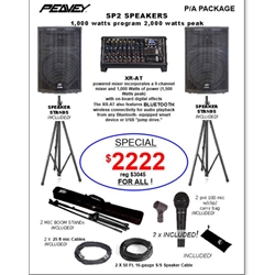 MAE PVSP2PACKAGE Peavey Complete PA Package