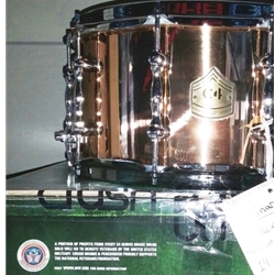 Crush Drums C4S14X7P C4 Series 7x14" Solid Die-Cast Phosphor Bronze N.O.S. Snare Drum (New Old Stock)